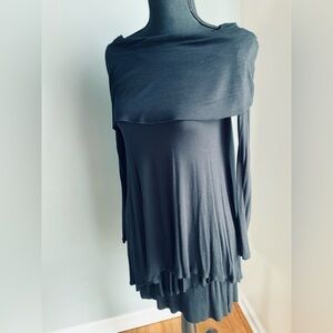 KENSIE Long sleeve tunic/dress ~ Size XS ~ Black